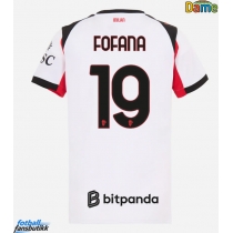 AC Milan Youssouf Fofana #19 Bortedrakt Dame 2025-26 Kortermet